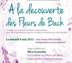 Formations en Fleurs de Bach avec Alice Gonzales 