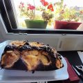 cake à la pêche de vigne et joyeux automne du 22 sept