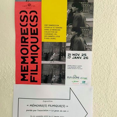 Vendredi 12 décembre 2025 si vous passez par-là cette immersion dans le Clermont-Fd d'avant vaut le détour ( bravo aux étudiants qui se sont impliqués pour la réussite de cet évènement )  Marike et moi avons visité le 04 déc 2025