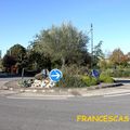 Rond-point à Francescas