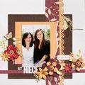 challenge n° 18 Scrap à la carte: tante et nièce