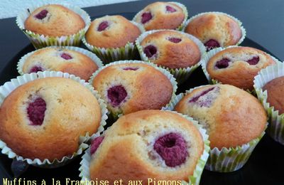 Muffins à la Framboise et aux Pignons