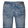 Jeans Bootcut Femme Clair Délavé Taille Basse