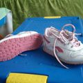 basket reebok rose T 29 et grise T 36