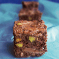 Fondant croustillant pistaches chocolat caramel