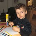 Axel et les crayons