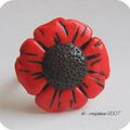 Bague Coquelicot