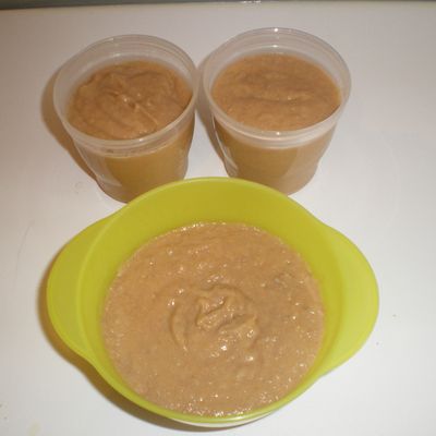 Petits pots boeuf, tomate et courgette