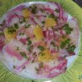 Carpaccio de betterave chioggia