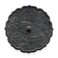 An unusual bronze octafoil mirror with Ci Fei . Song Dynasty (960-1279)