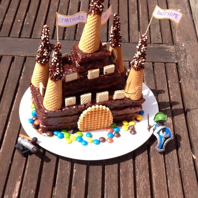 Gateau château fort