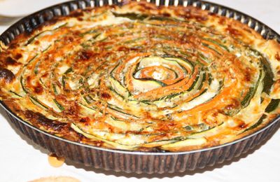  TARTE SPIRALE CAROTTES ET COURGETTES