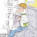 ma petite sœur fait des merveilles, avec ses aiguilles, en vrai: c'est une artiste !