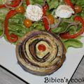 Clafoutis spirale courgettes-carottes