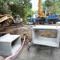 Pont sur le Glanet, le pont entièrement reconstruit