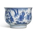 A blue and white censer, Ming dynasty, circa 1640