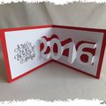 ARTicle cARTe kirigami pop-up : 2016 - kirigami 4 plans en escalier