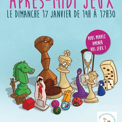Après-midi jeux le 15 janvier 2016 !