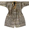 A rare silk robe, Central Asia, 11th-12th century