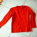 Sous pull rouge "orchestra"