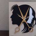 Horloge - Salon coiffure mixte