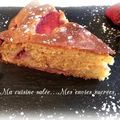 GÂTEAU FRAISES - RHUBARBE