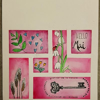 c'est parti pour le joli moi de mai ... et un challenge récompensé !