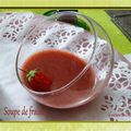 Soupe de fraises