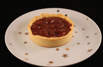 Tartelettes aux noix de pécan, caramel au gingembre