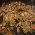 wok de steak et légumes à la cacahouètes ( 4 pp ww)