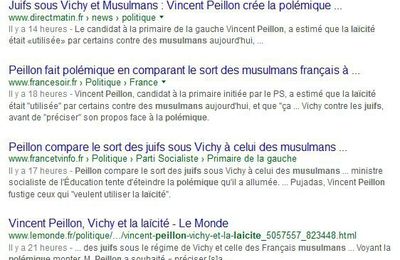 Peillon crée la polémique