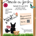 Evènement "Mode au jardin" à Toulouse