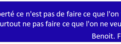 À méditer