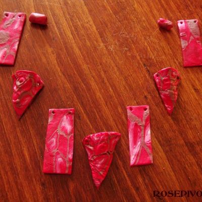 pate fimo rouge intense