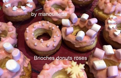 Brioches - Donuts roses