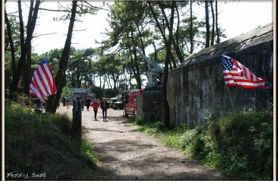 Le campement militaire sur le site du Bégo à Plouharnel le week-end dernier