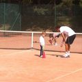 ESSAI TENNIS POUR MON LOULOU Aujourd'hui, Aloys a