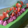 l'entremet fraise coco et citron vert