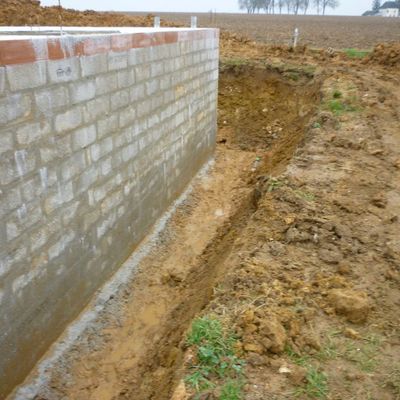 6/Drainage + Elévation des murs