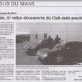 Le rallye de printemps du CAP72 dans le Maine Libre