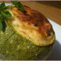 Courgettes Farcies aux Quatre Fromages