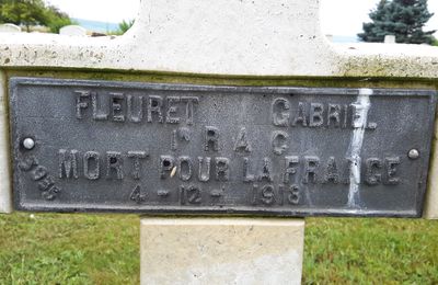 FLEURET Gabriel (Saint-Chartier) + 03/12/1918 Reims (51)