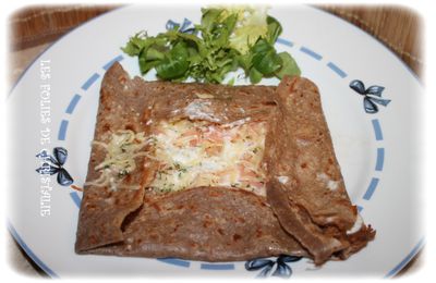 Galette de sarrasin au saumon fumé