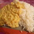 Dahl de lentilles corail-coco-curry