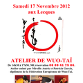 ATELIER DE WUOTAÏ EN NOVEMBRE