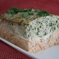 Mousse de saumon et empereur aux herbes (une terrine facile et délicieuse)