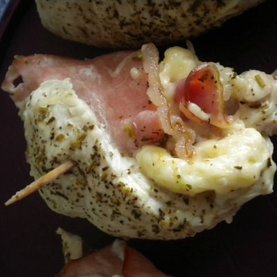 Roulé de dinde au bacon et à l'emmental (cuisson vapeur)