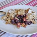 Crumble aux fruits rouges **