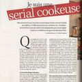 "Je suis une serial cookeuse" - AVANTAGES daté de Février 2010 p106
