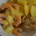 Choucroute au Saumon et sa Sauce Hollandaise (Thermomix)